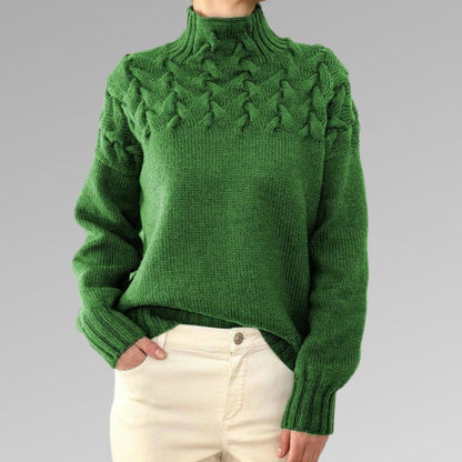 HEXGLAM™ | Suéter de cuello alto elegante y cálido 