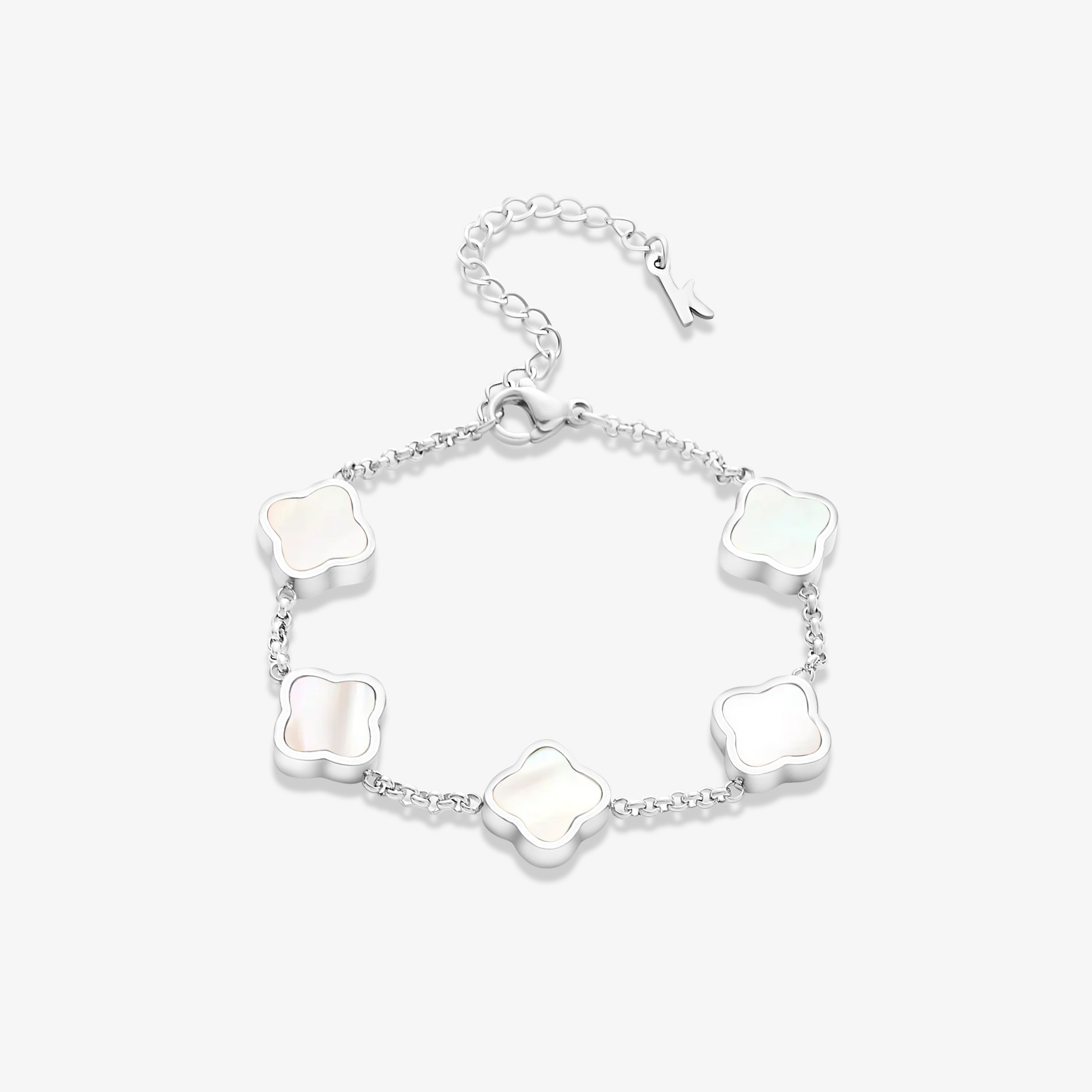 CLOVER Zilveren Armband