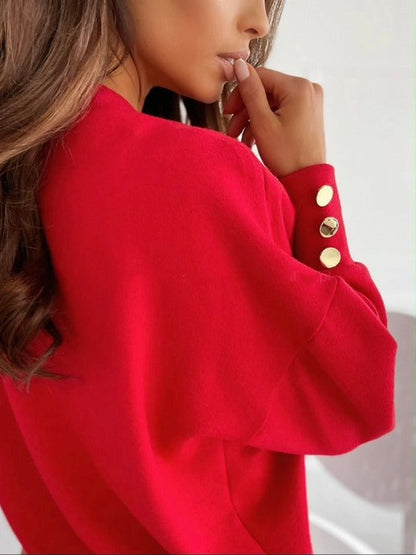 Suéter elegante con cuello en V | HEXGLAM™ 