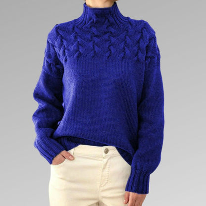 HEXGLAM™ | Suéter de cuello alto elegante y cálido 