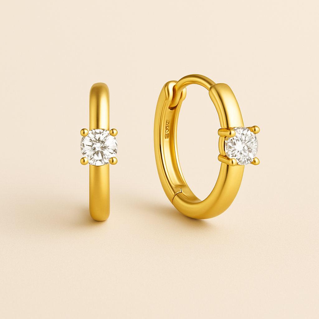 MORGANA Oorbellen met Diamantjes