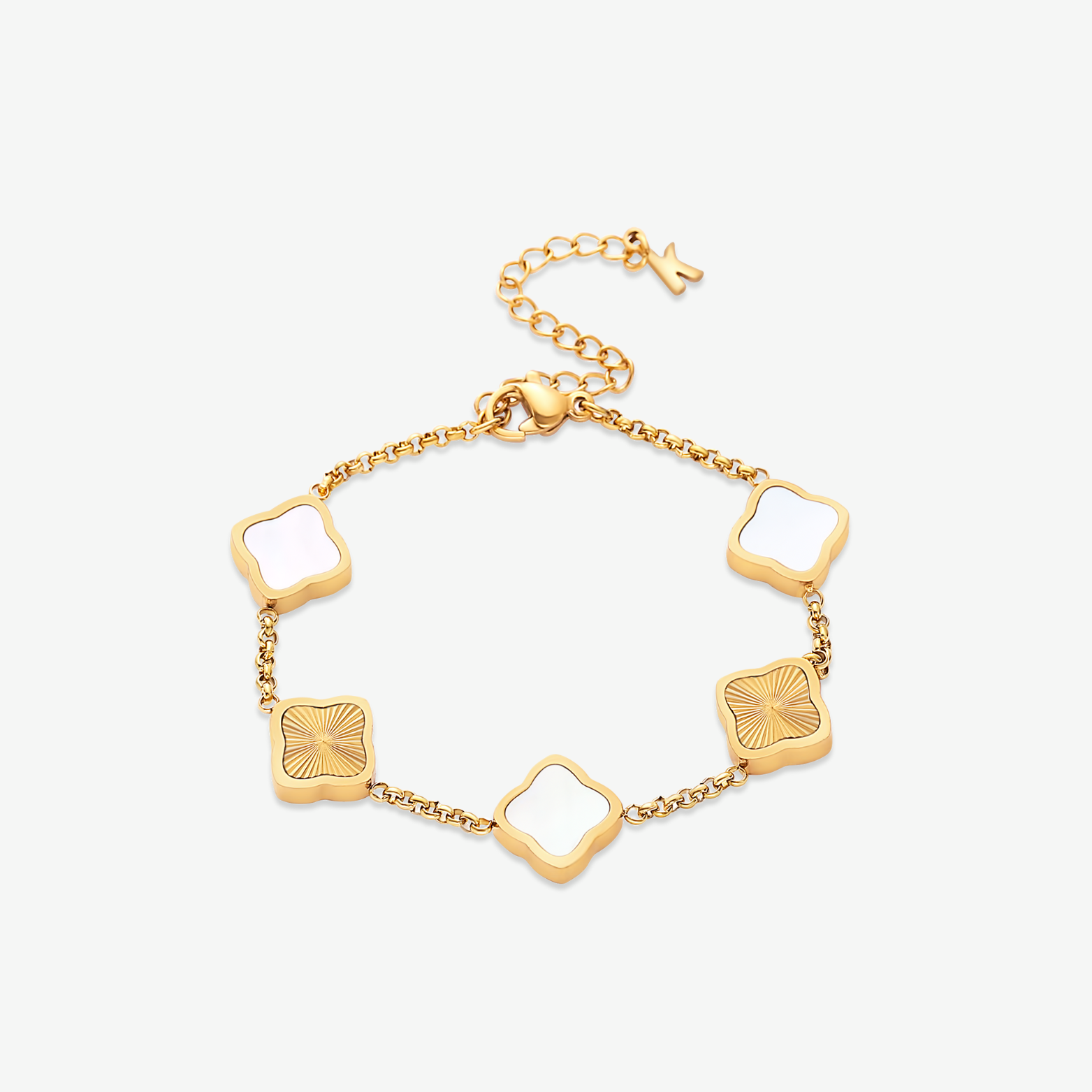 CLOVER Gouden Armband