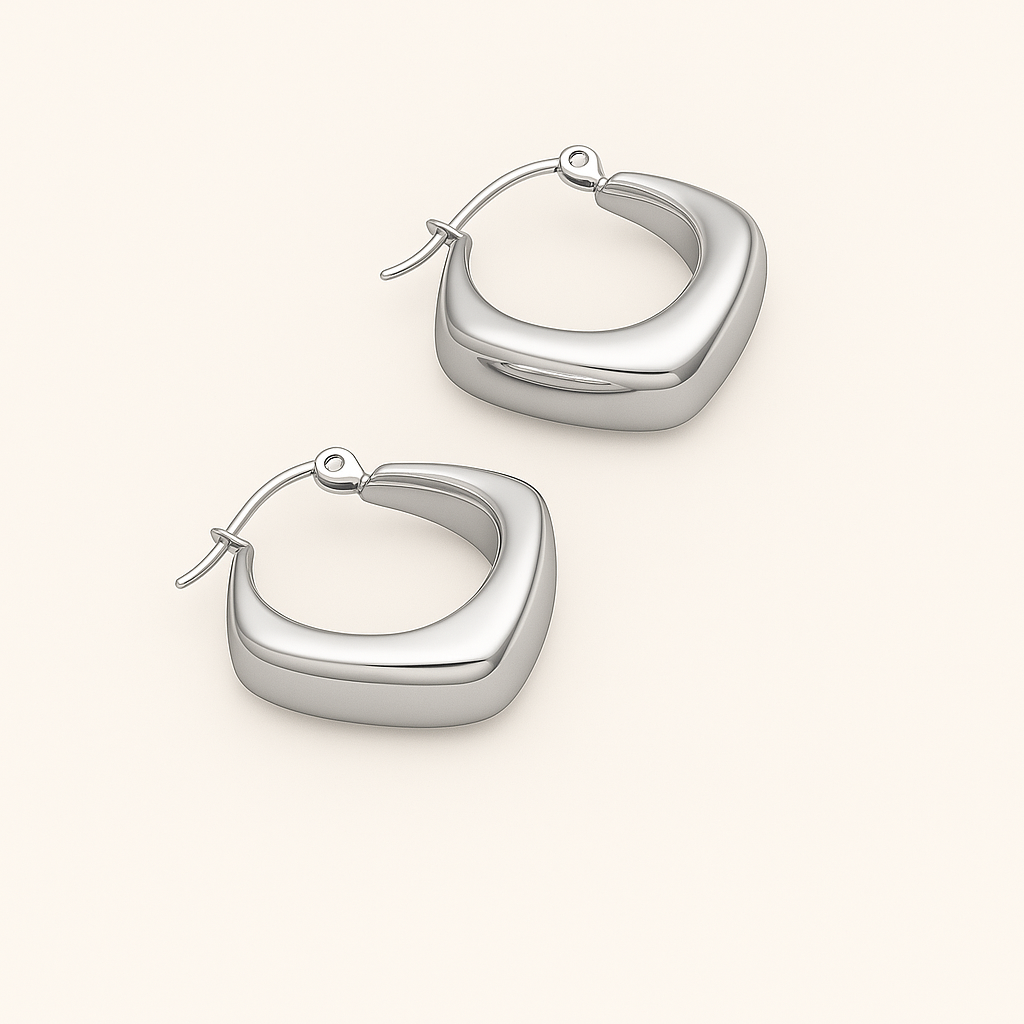 RHOMBUS Gouden Hoops