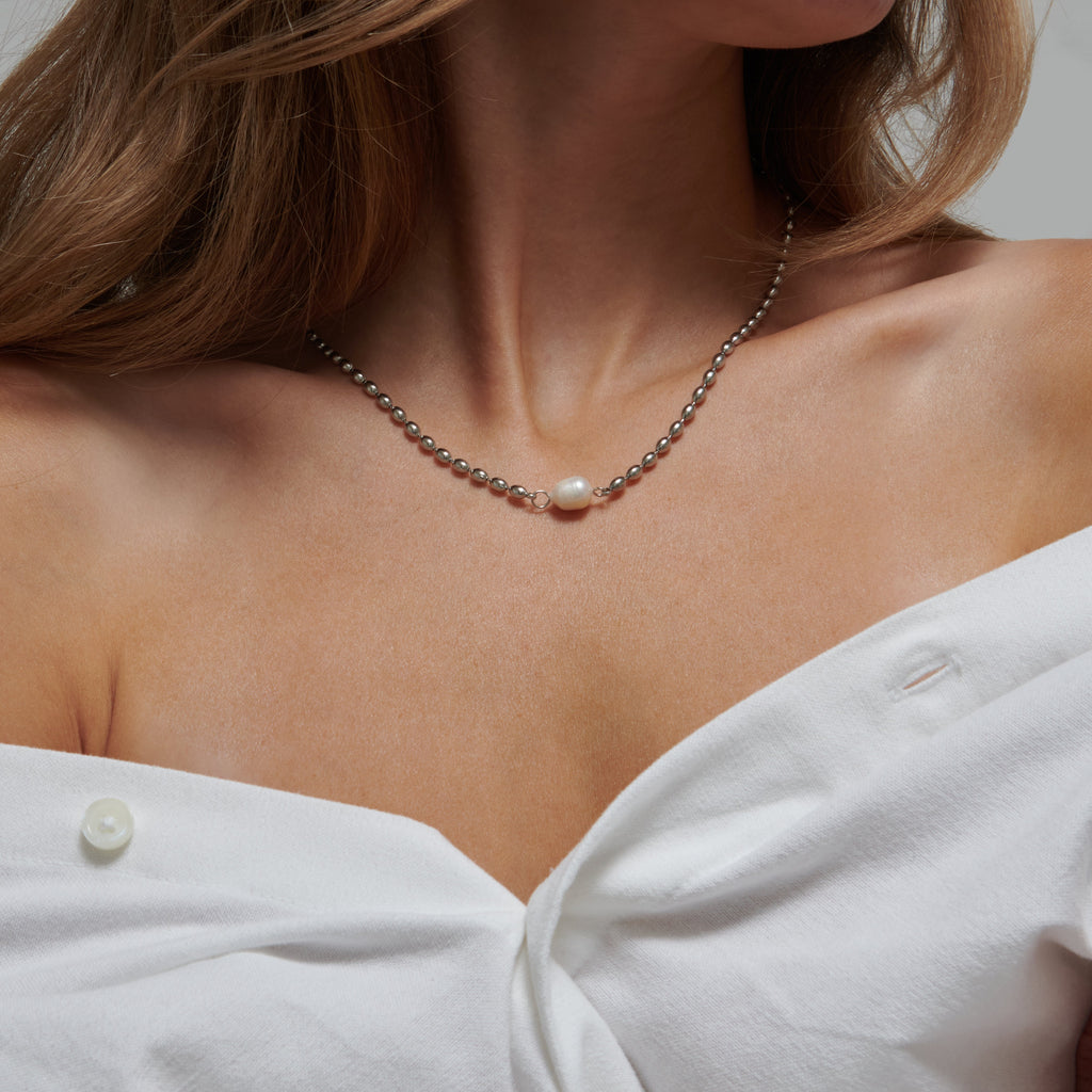 LUNA Gouden Parelketting