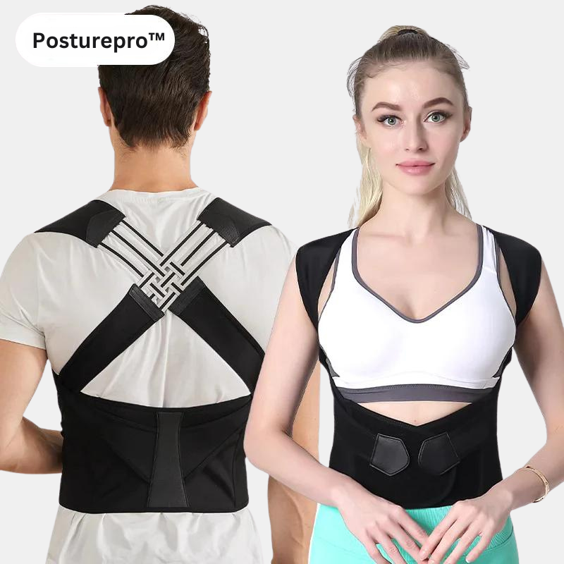 HEXGLAM™ | Corrector de postura instantáneo, alivio del dolor de espalda.