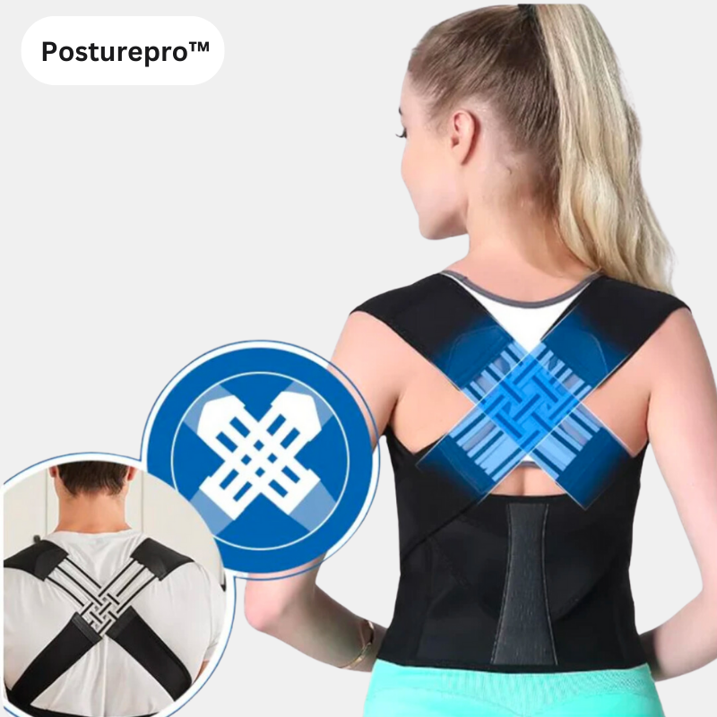 HEXGLAM™ | Corrector de postura instantáneo, alivio del dolor de espalda.