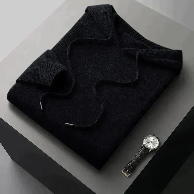 Sudadera con capucha de lana merino | HEXGLAM™
